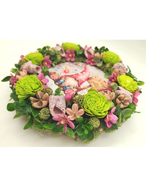 Kopogtató manós táblával