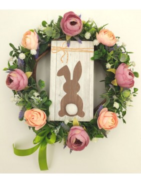 Kopogtató nyuszis táblával