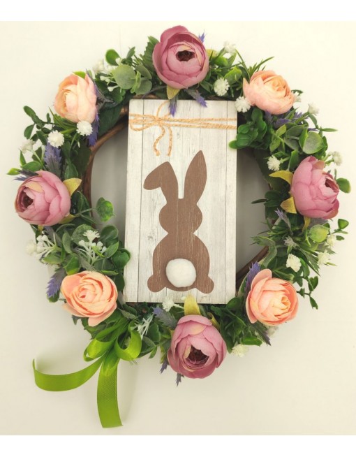 Kopogtató nyuszis táblával