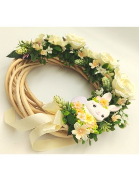 Kerámia nyuszis kopogtató