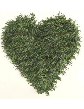 Műfenyő alap - szív
