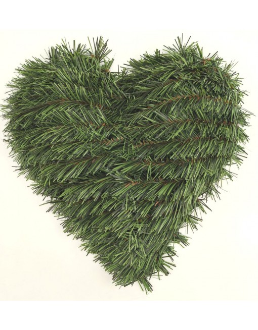 Műfenyő alap - szív
