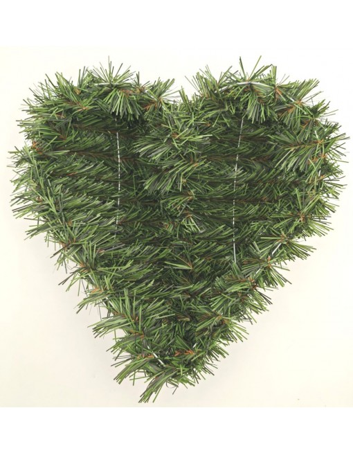 Műfenyő alap - szív
