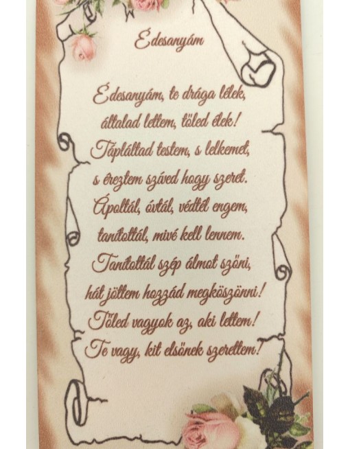 Dekor tábla - Édesanyám