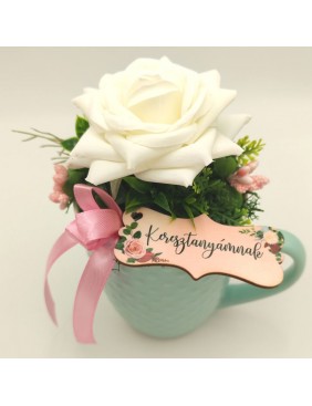 Díszített bögre - Keresztanyámnak