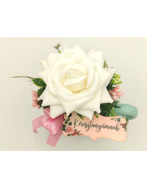 Díszített bögre - Keresztanyámnak