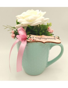 Díszített bögre - Keresztanyámnak Díszített bögre - Keresztanyámnak