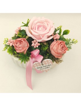 Díszített kis kaspó - Anyák napja Díszített kis kaspó - Anyák napja