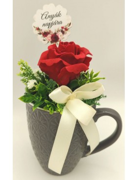 Díszített bögre - Anyák napja 12