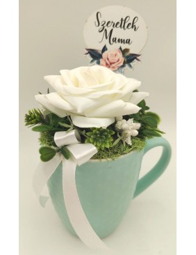 Díszített bögre - Anyák napja 16