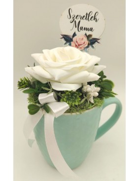 Díszített bögre - Anyák napja 16