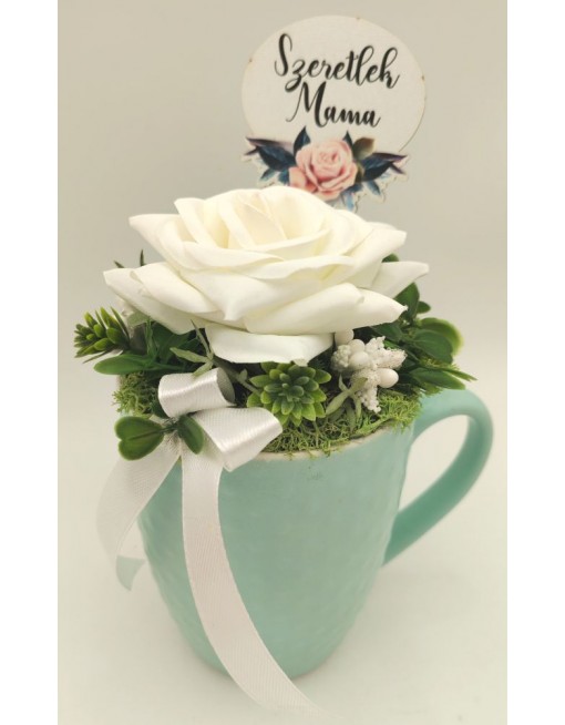 Díszített bögre - Anyák napja 16