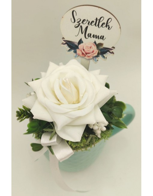 Díszített bögre - Anyák napja 16
