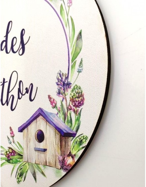 Fa tábla, Édes otthon - 13 cm