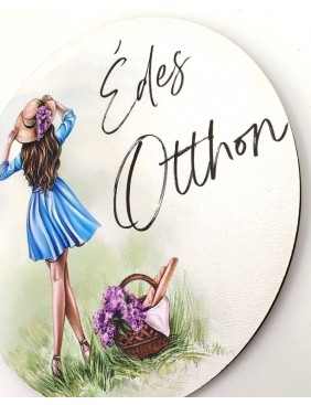 Fa tábla, Édes otthon - csajos