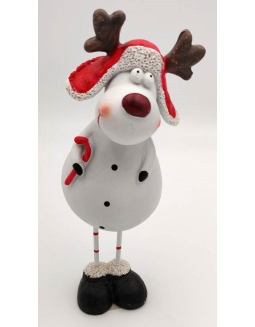 Álló rénszarvas figura