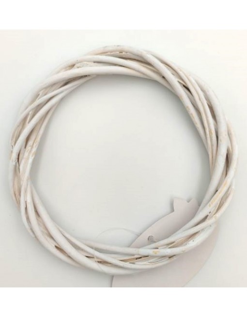 Vékony vessző alap, fehér, 15 cm