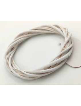 Vékony vessző alap, fehér, 15 cm